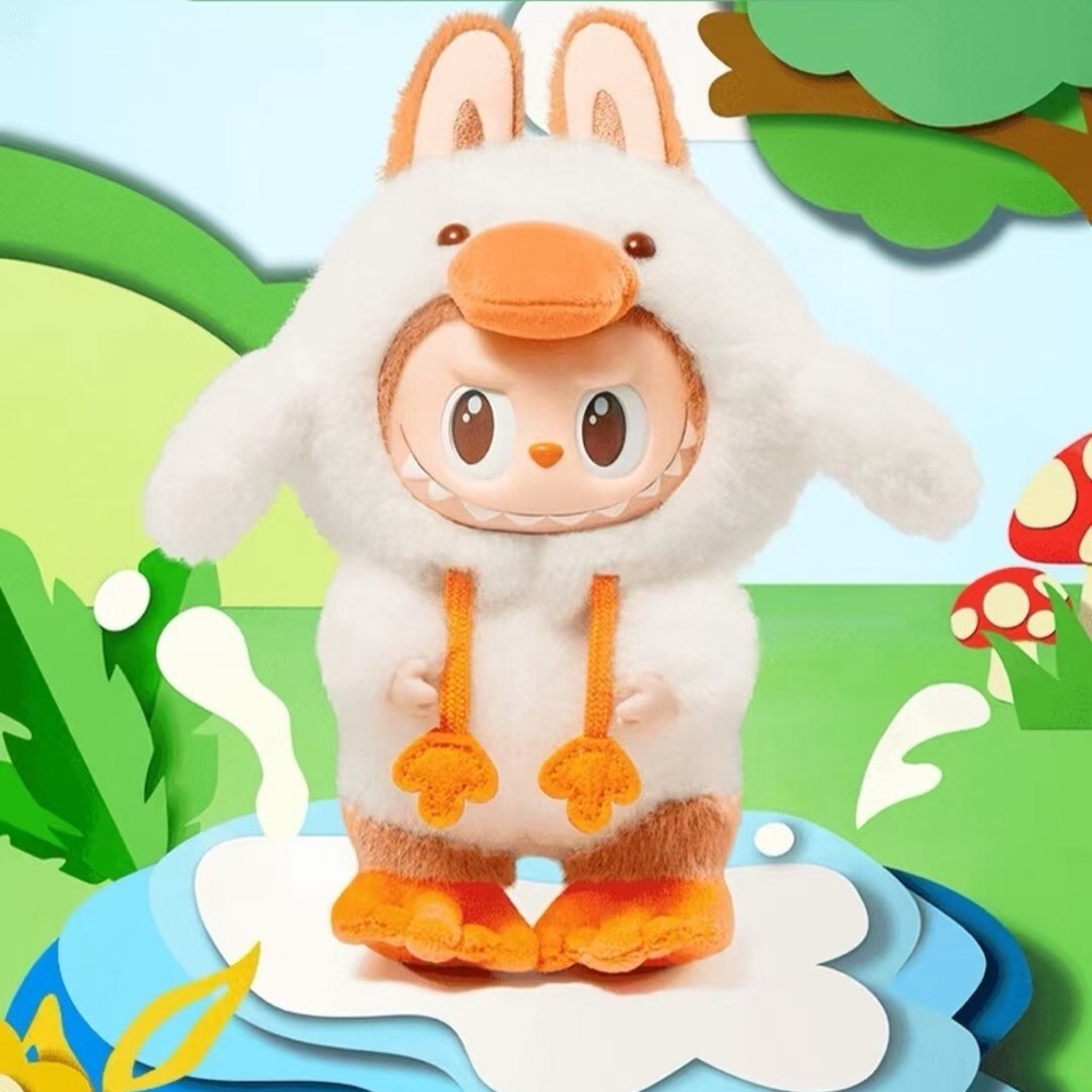 Authentic POP MART Forest Fairy Tale “Duck” Labubu